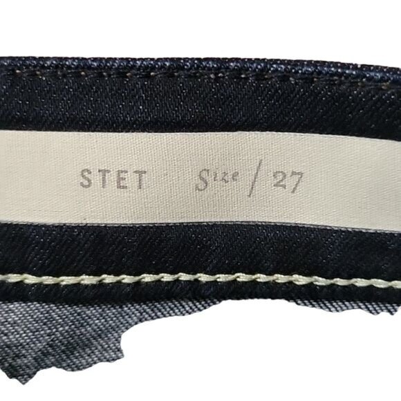 Stet Womens Dark‎ Wash Denim Skinny Jeans Size 27 - Picture 6 of 9